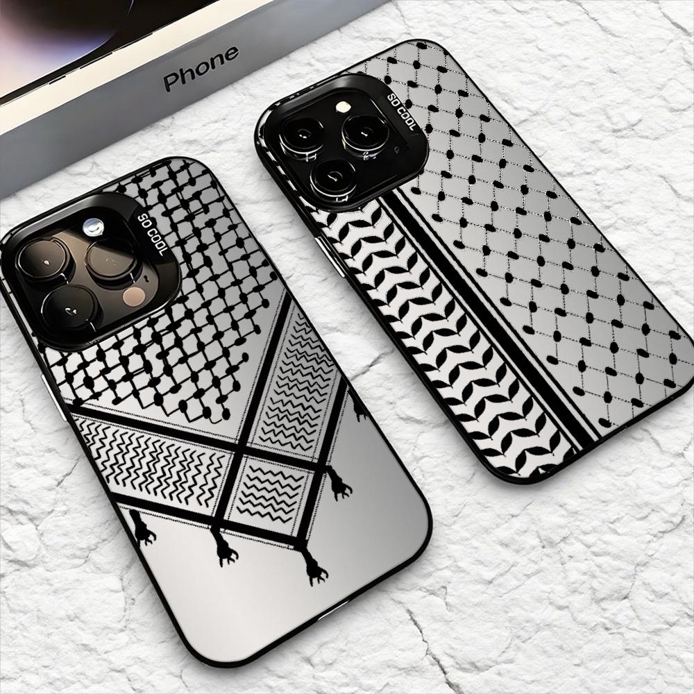 Apple Iphone 16 - Keffiyeh P-Palestine Telefoonhoesje voor iPhone 17