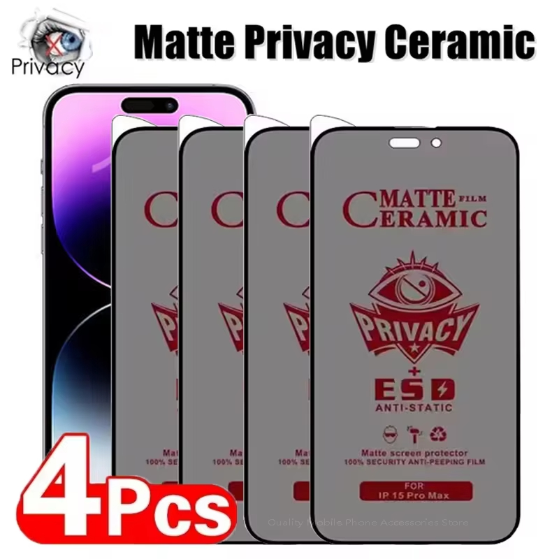 Matte Anti Glare Screen - 1-4 Stuks Matte Keramische Privacy Screen