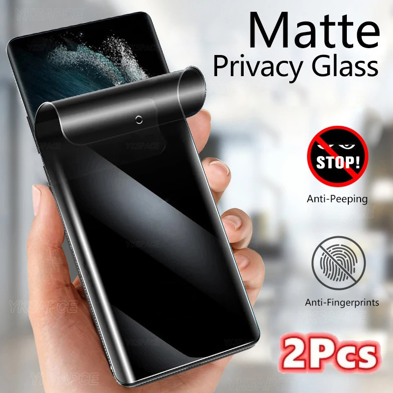 Oppo Reno 12 - 2 Stuks Matte + Privacy Zachte