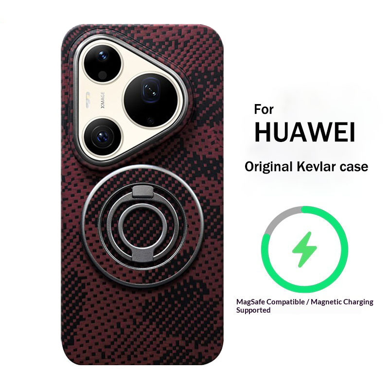 Huawei Pura 70 - Kevlar aramide vezel telefoonhoesje voor Huawei