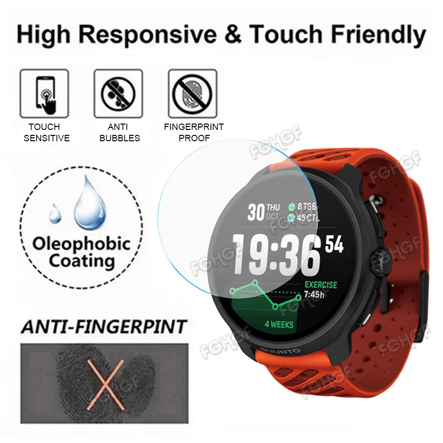Smartwatch Screen Film - Gehard glas beschermfolie voor Suunto Race