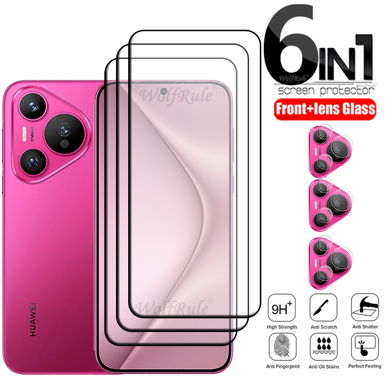 Huawei Pura 70 - 6-In-1 Voor Huawei Pura 70 Glas