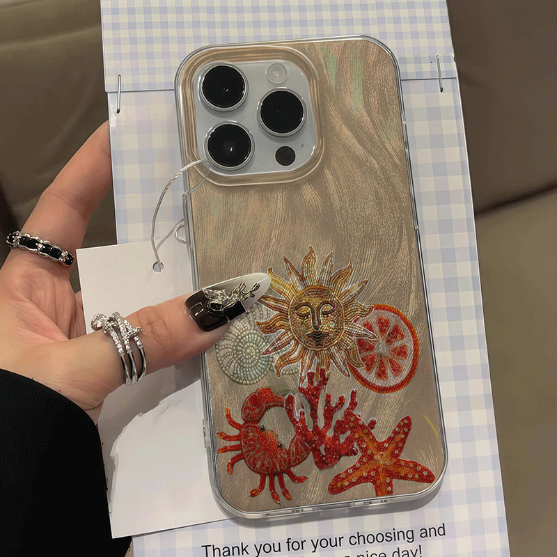 Xiaomi Redmi Note 13 - Camera beschermhoesje met krab en zeester