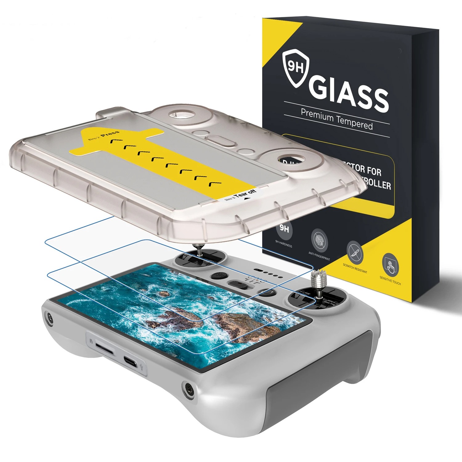 Glass Protector Auto - Voor DJI Flip/Air3/3S/Mini3/4pro Scherm Afstandsbediening HD