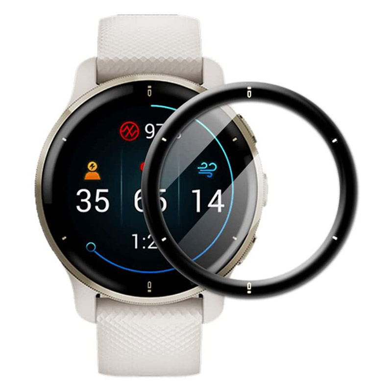 Curved Edge Screen - 3D gebogen rand beschermfolie voor Garmin
