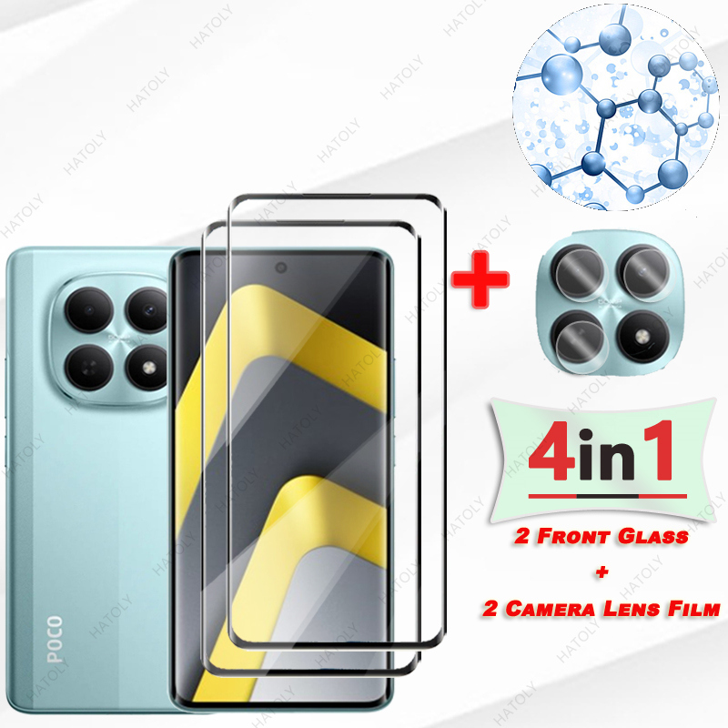 Curved Edge Screen - Voor Xiaomi Poco M8 Glas 3D