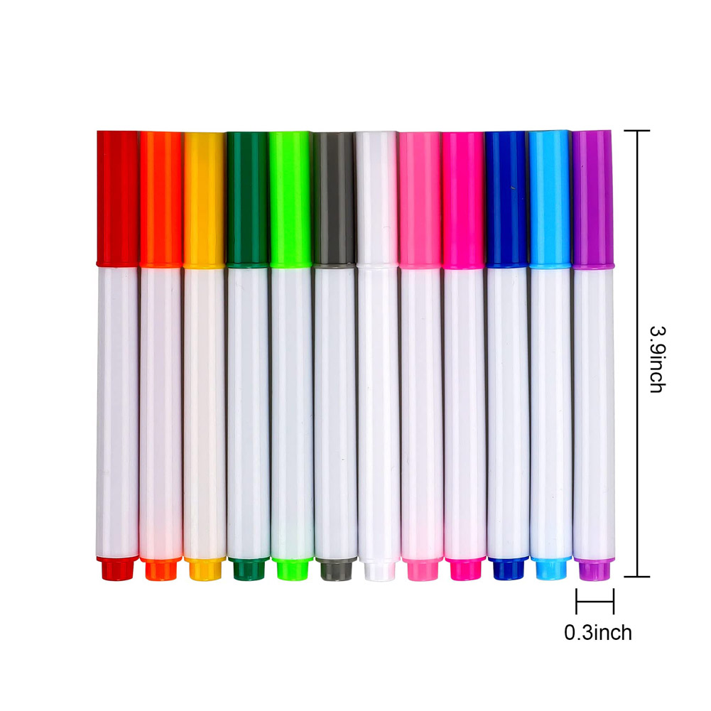 12 Kleuren Vloeibare Krijt Pen - Dust Removal Sticker recensie en prijs