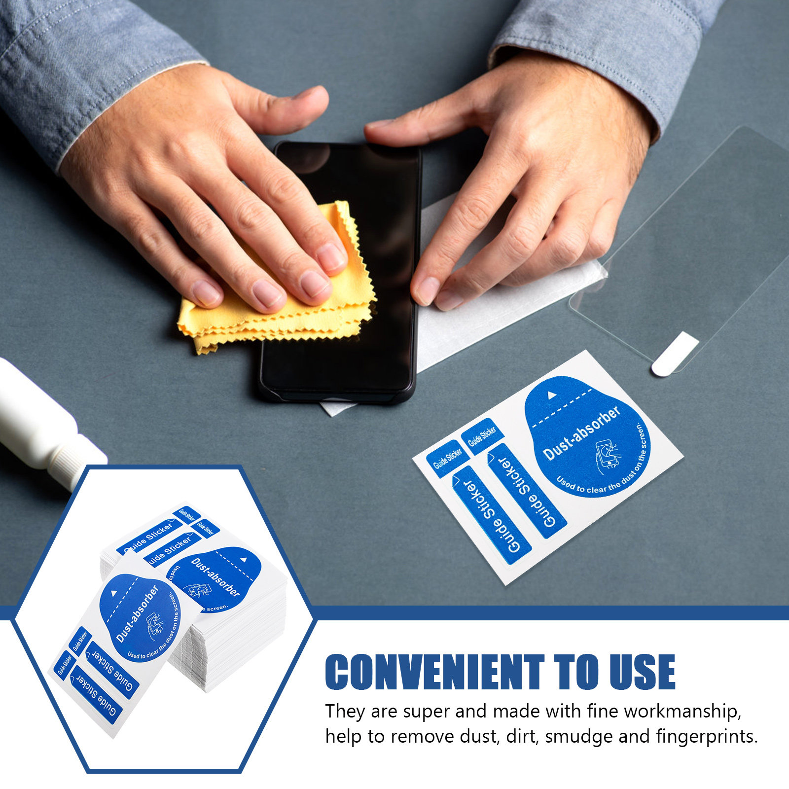 200 stuks LCD-scherm stofverwi - Dust Removal Sticker recensie en prijs