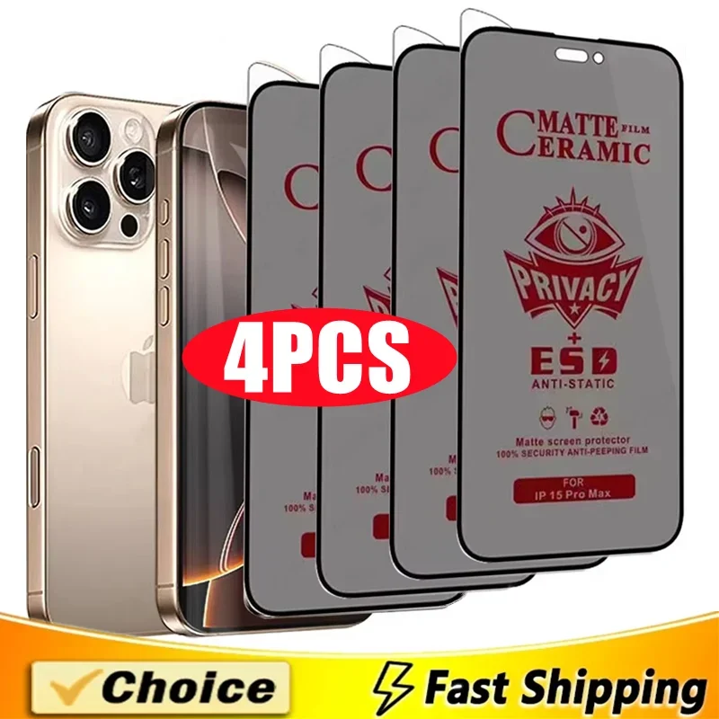 4Pcs Matte Ceramic Privacy Scr - Matte Anti Glare Screen recensie en prijs