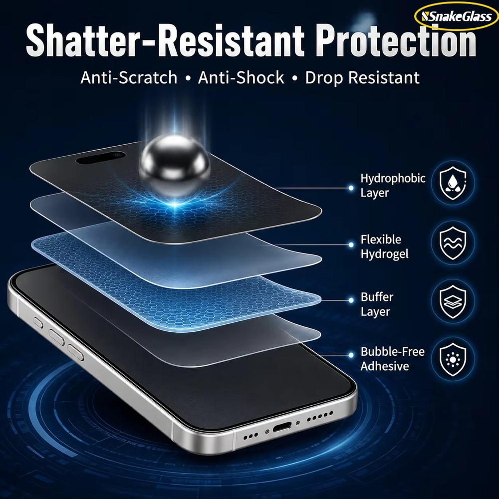 3 stuks Matte Privacy Hydrogel - Matte Anti Glare Screen recensie en prijs