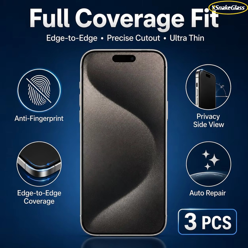 3 stuks Matte Privacy Hydrogel - Matte Anti Glare Screen recensie en prijs