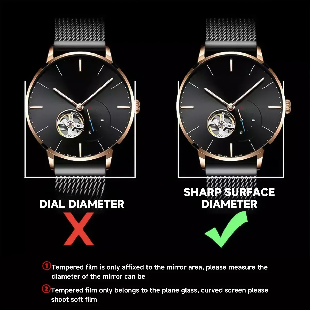 26-46mm Universele Gehard Glas - Smartwatch Screen Film recensie en prijs