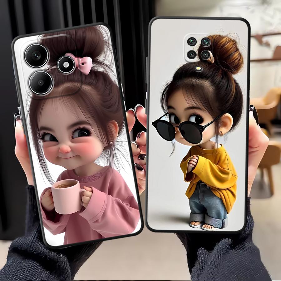 Cartoonmeisjespatroon telefoon - Xiaomi Redmi Note 13 recensie en prijs
