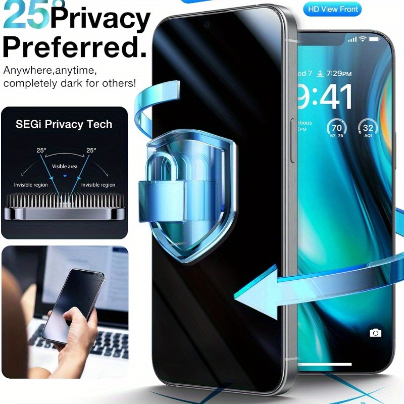 2-Pack Anti-Spy Gehard Glas Sc - Privacy Filter 2Pack recensie en prijs