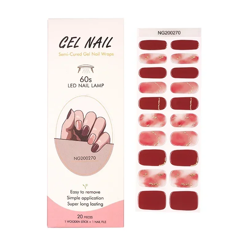 Semi-Uitgeharde Gel Nagelstrip - Full Cover Adhesive recensie en prijs