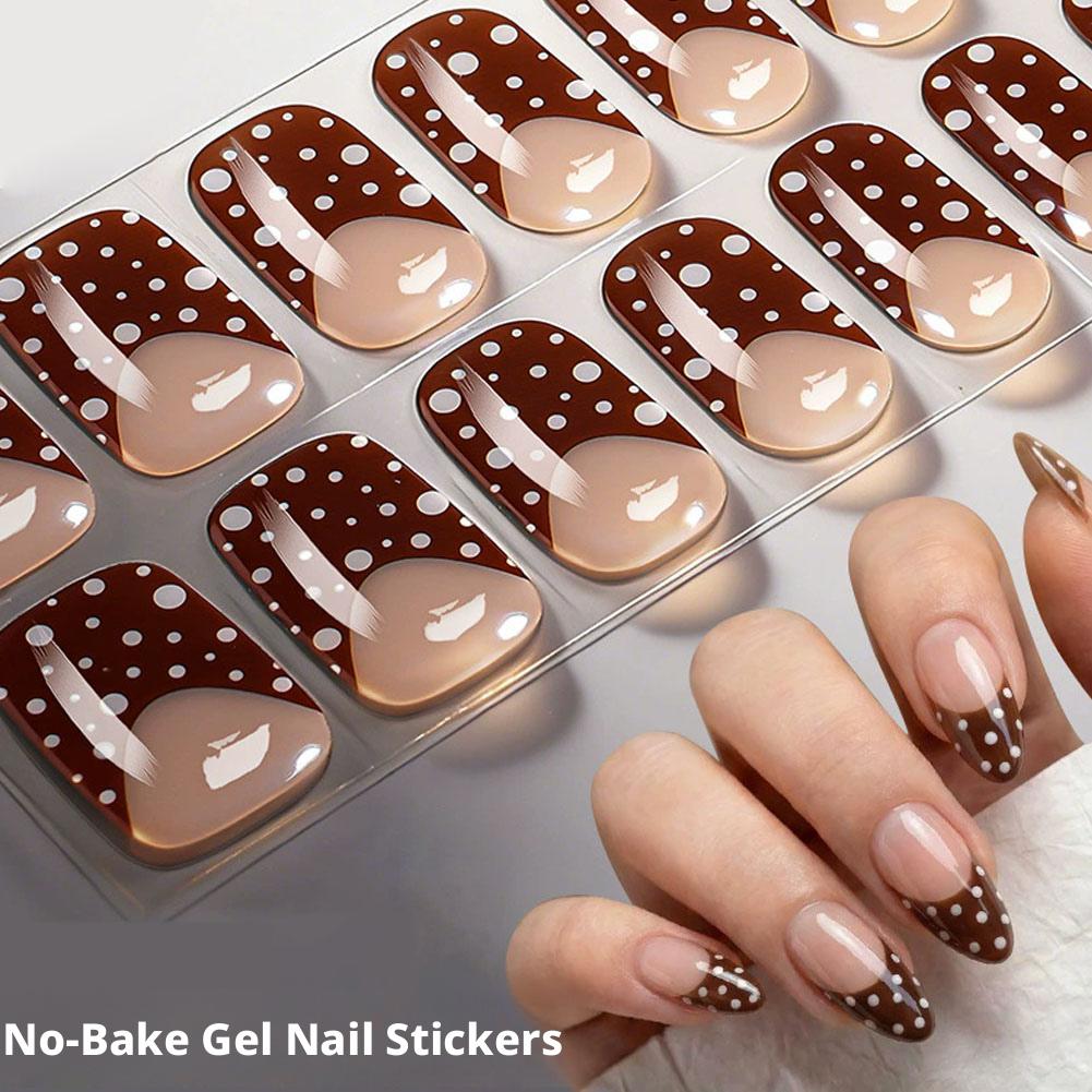 Polka Dot Gel Nagelstrips Voll - Full Cover Adhesive recensie en prijs