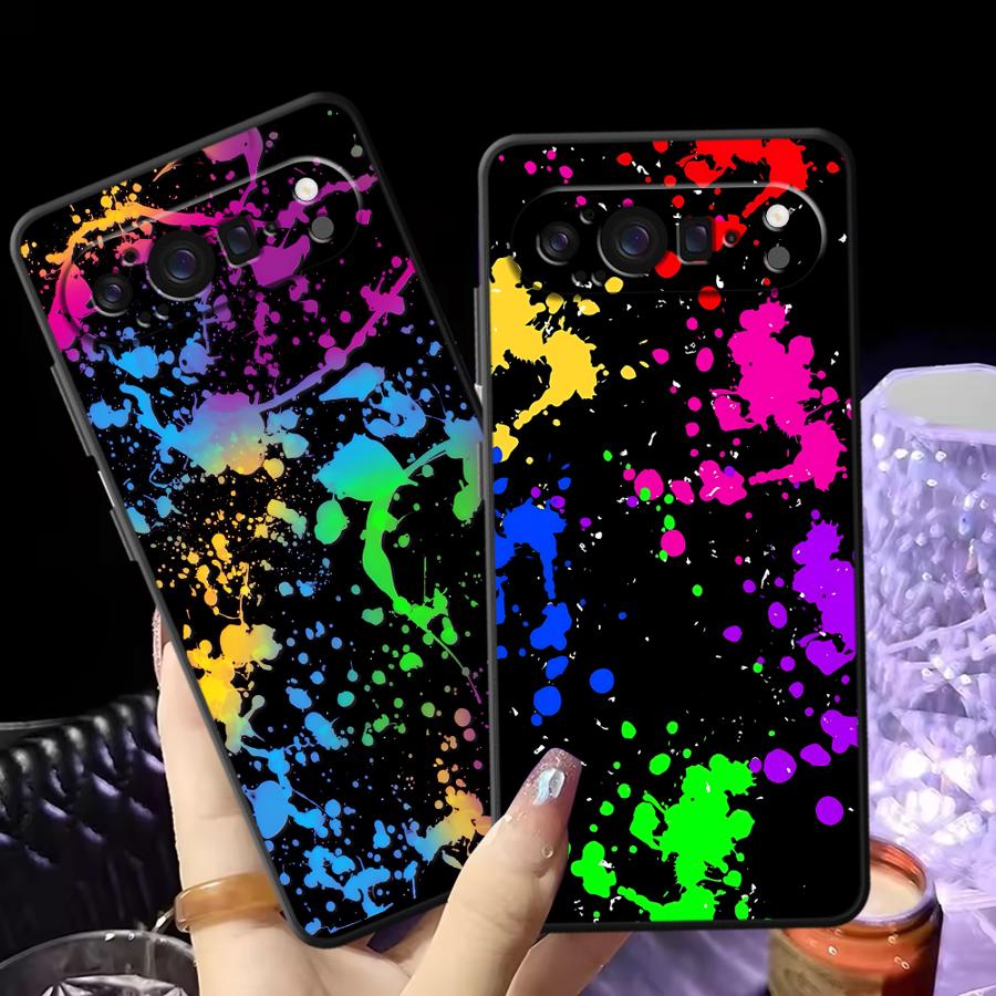 Regenboog Verf Spatten Funda T - Google Pixel 8A recensie en prijs