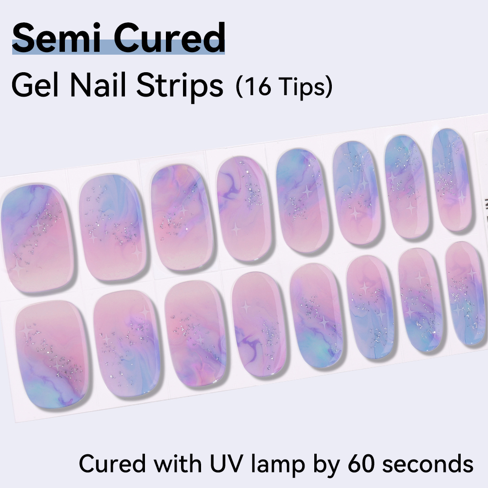Semi-gecureerde gel nagelstrip - Full Cover Adhesive recensie en prijs