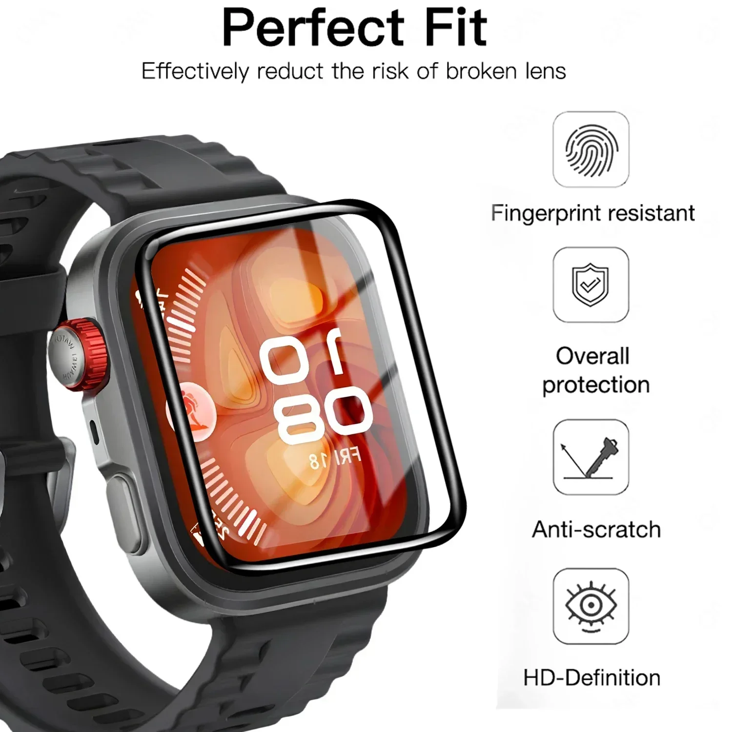 5 stks Gehard film Voor Huawei - Smartwatch Screen Film recensie en prijs